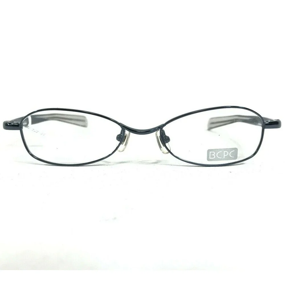 BCPC BP-151 COL.27 Eyeglasses Frames Clear Blue Round Oval Wire Rim 51-18-140